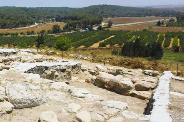 The ancient city of the philistines, where king david had retreated, was found