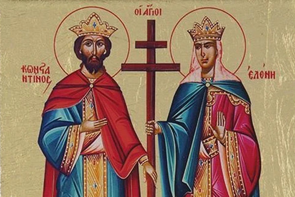 The biographical Icons of Saints Constantine and Helen