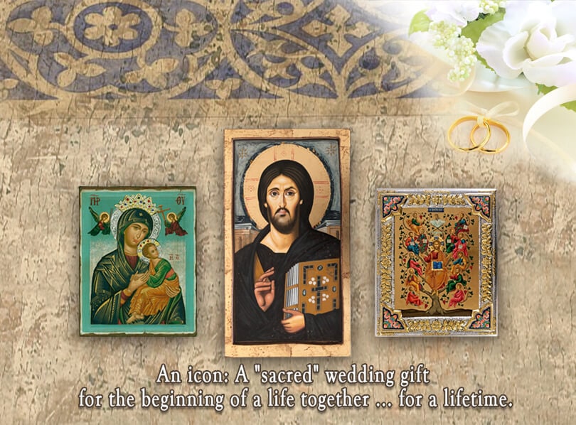 An icon. A precious wedding gift with an unchanged value