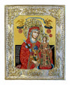 Virgin Mary of Roses (Silver icon - G Series)-Christianity Art