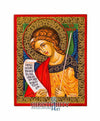 Archangel Gabriel (100% Handpainted icon with Gold 24K - P Series)-Christianity Art