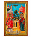 The Annunciation (100% Handpainted icon with Gold 24K - P Series)-Christianity Art
