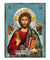 Christ Pantocrator (Aged - Silver Halo Icon - SWS Series)-Christianity Art