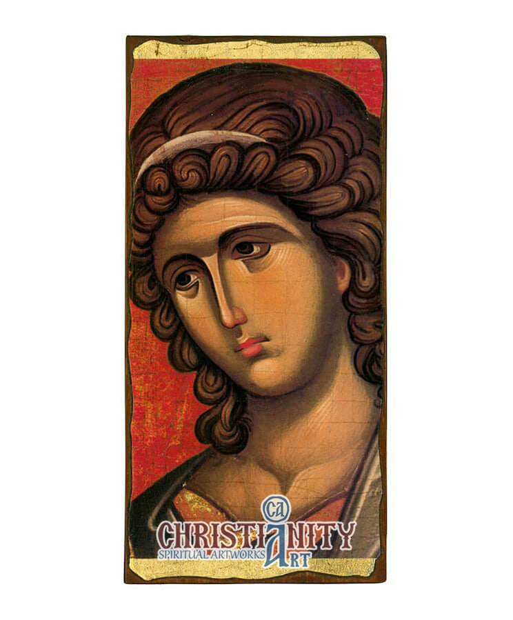 Archangel Gabriel (Aged icon - SW Series)-Christianity Art