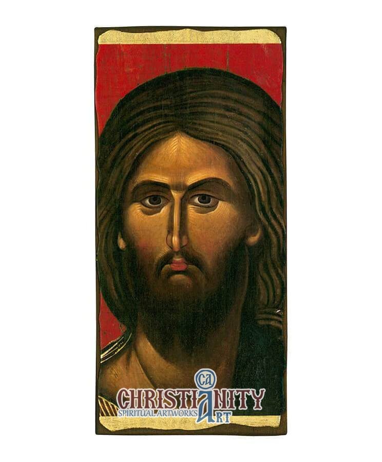 Jesus Christ (Aged icon - SW Series)-Christianity Art