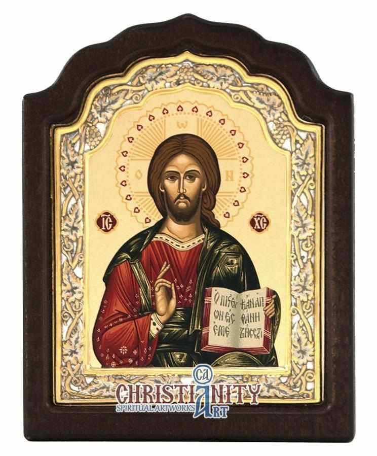 Jesus Christ from Kazan (Silver icon - C Series)-Christianity Art