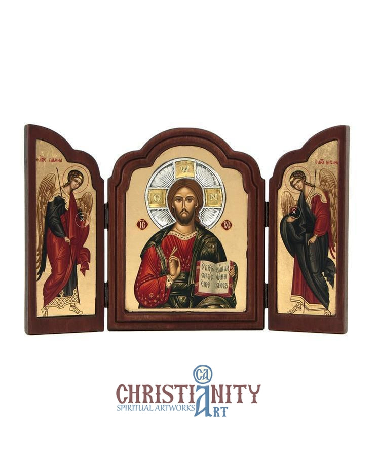 Jesus Christ from Kazan (Triptych - TES Series)-Christianity Art
