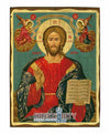 Jesus Christ Pantocrator (Aged icon - SW Series)-Christianity Art