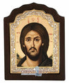 Jesus Christ Pantocrator (Silver icon - C Series)-Christianity Art