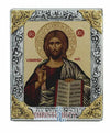 Jesus Christ Pantocrator (Silver icon - G Series)-Christianity Art
