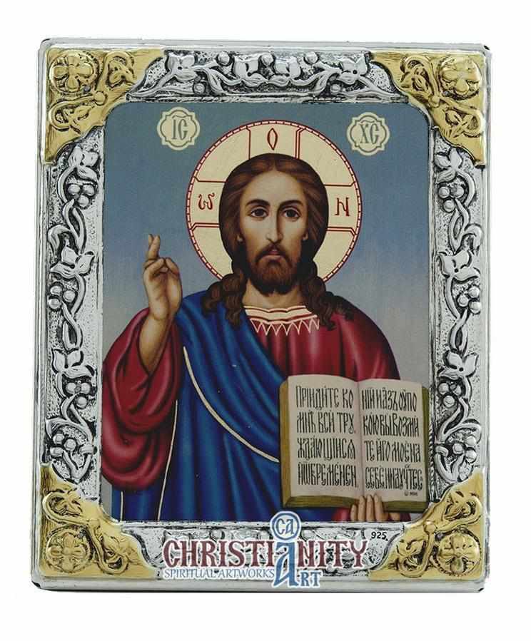 Jesus Christ (Silver icon - G Series)-Christianity Art