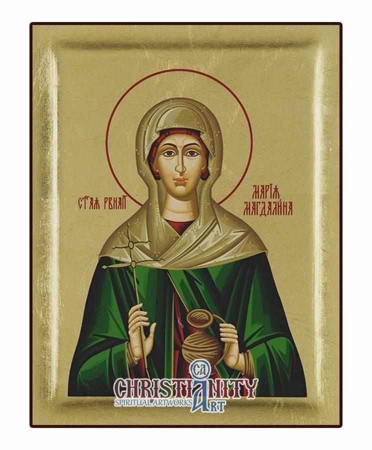 Mary Magdalene (Engraved icon - S Series)-Christianity Art