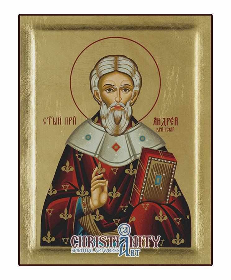 Saint Andrei (Engraved icon - S Series)-Christianity Art