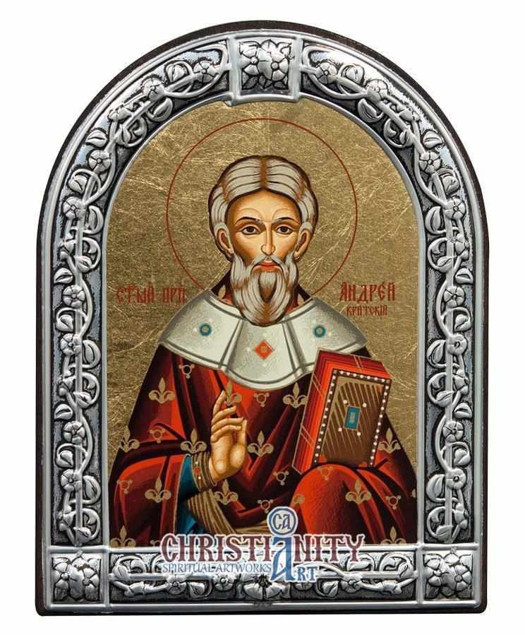 Saint Andrei (Metallic icon - MC Series)-Christianity Art
