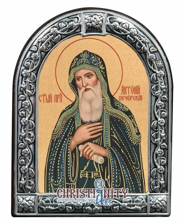 Saint Antony (Metallic icon - MC Series)-Christianity Art