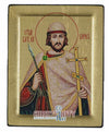 Saint Boris (Engraved icon - S Series)-Christianity Art