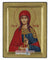 Saint Christina (Engraved icon - S Series)-Christianity Art