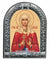 Saint Claudia (Metallic icon - MC Series)-Christianity Art