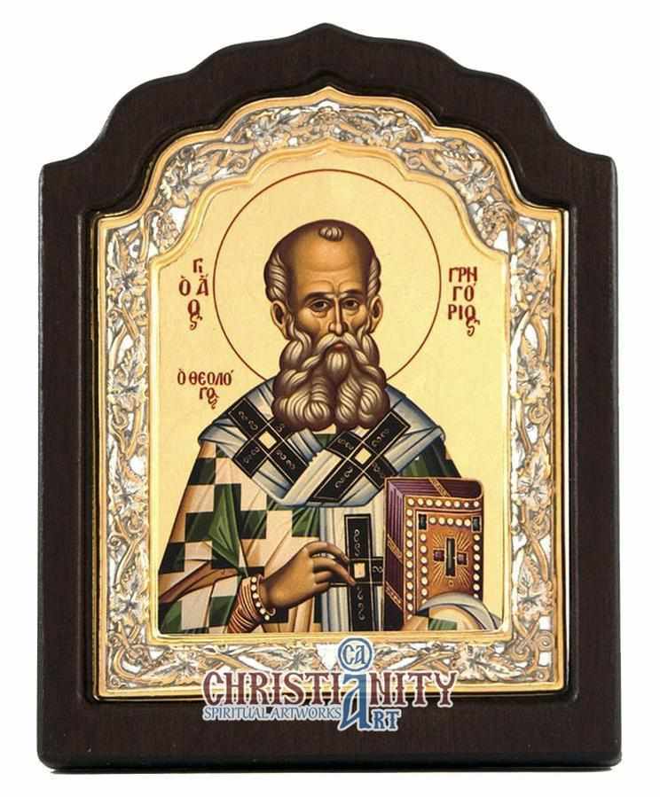 Saint Gregorios (Silver icon - C Series)-Christianity Art