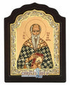 Saint Haralambos (Silver icon - C Series)-Christianity Art
