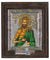 Saint John the Baptist (Silver - Engraved icon - D Series)-Christianity Art