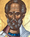 Saint Nicolaos (100% Handpainted Icon - P Series)-Christianity Art