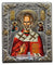 Saint Nicolaos (Silver icon - G Series)-Christianity Art