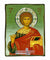 Saint Panteleimon (Aged - Silver Halo Icon - SWS Series)-Christianity Art