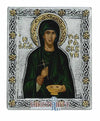 Saint Paraskevi (Silver icon - G Series)-Christianity Art