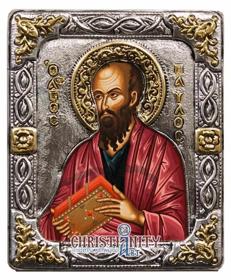 Saint Paul (Silver icon - G Series)-Christianity Art
