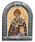 Saint Spyridon (Metallic icon - MC Series)-Christianity Art