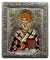 Saint Spyridon (Silver icon - G Series)-Christianity Art