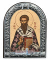 Saint Vasileios (Metallic icon - MC Series)-Christianity Art