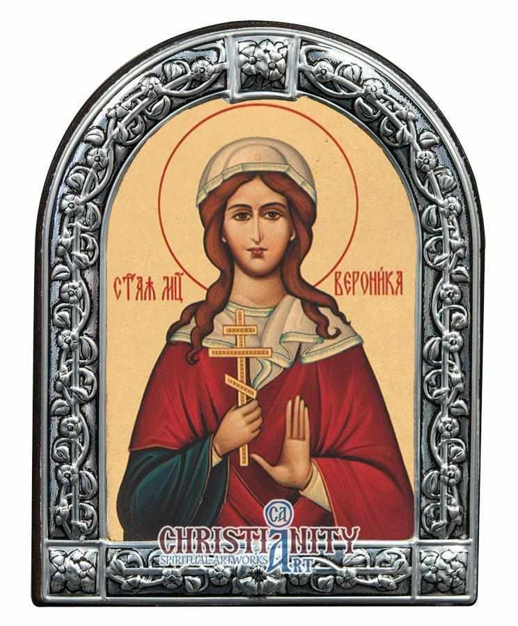 Saint Veroniki (Metallic icon - MC Series)-Christianity Art