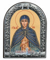 Saint Zoe (Metallic icon - MC Series)-Christianity Art