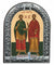 Saints Anargyroi (Metallic icon - MC Series)-Christianity Art