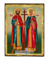 Saints Constantine and Helen (Aged icon - SW Series)-Christianity Art