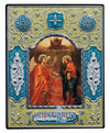 The Annunciation (Metallic icon - ME Series)-Christianity Art