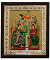 The Annunciation of Virgin Mary (Metallic icon - MR Series)-Christianity Art