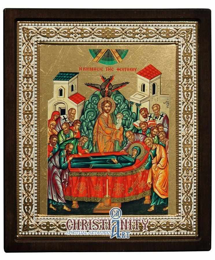 The Assumption (Metallic icon - MR Series)-Christianity Art
