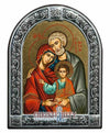 The Holy Family (Metallic icon - MC Series)-Christianity Art