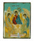 The Holy Trinity (Aged - Silver Halo Icon - SWS Series)-Christianity Art
