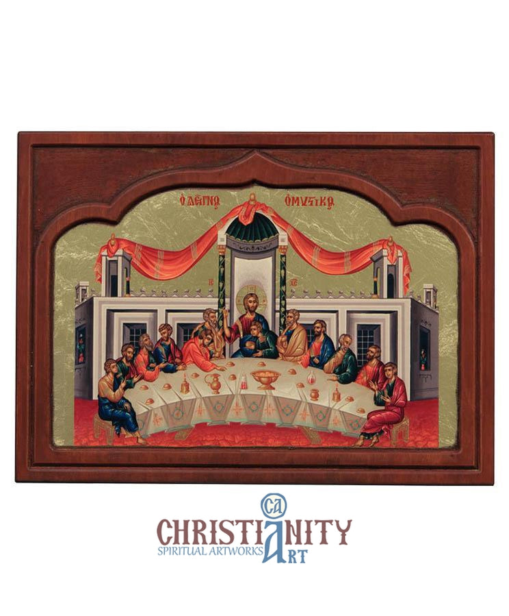 The Last Supper (Engraved Icon - E Series)-Christianity Art