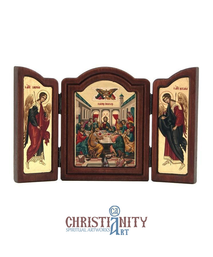 The Last Supper (Triptych - TE Series)-Christianity Art