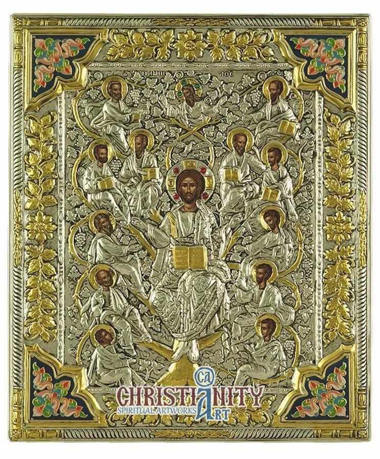 The Vine tree (Silver icon - GE Series)-Christianity Art