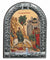 Vaioforos - The entry into Jerusalem (Palm Sunday) (Metallic icon - MC Series)-Christianity Art