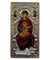 Virgin Mary Enthroned (Silver icon - G Series)-Christianity Art
