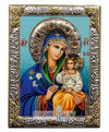 Virgin Mary - Eternal Bloom (Silver icon - G Series)-Christianity Art