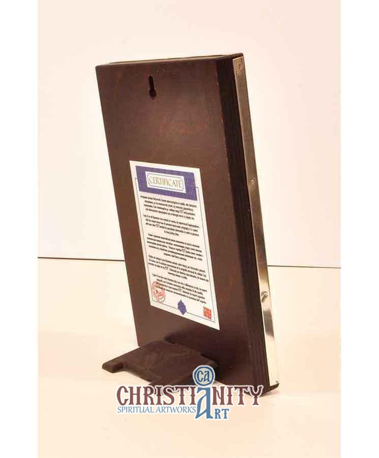 Virgin Mary Gerontissa (Silver icon - G Series)-Christianity Art