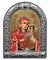 Virgin Mary Ierosolymitissa (Metallic icon - MC Series)-Christianity Art